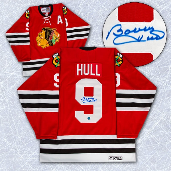 Bobby Hull Chicago Blackhawks Autographed Retro CCM Hockey Jersey