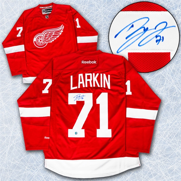 Dylan Larkin Detroit Red Wings Autographed Reebok Premier Hockey Jersey