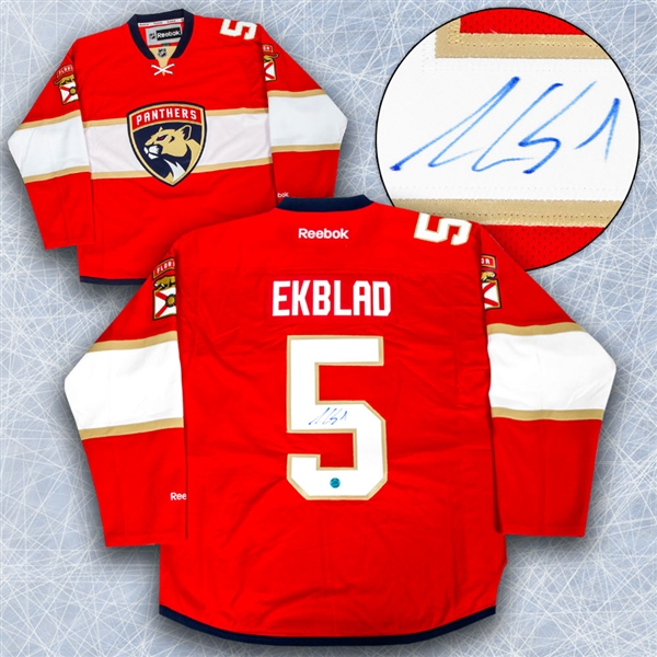 Aaron Ekblad Florida Panthers Autographed Reebok Premier Hockey Jersey