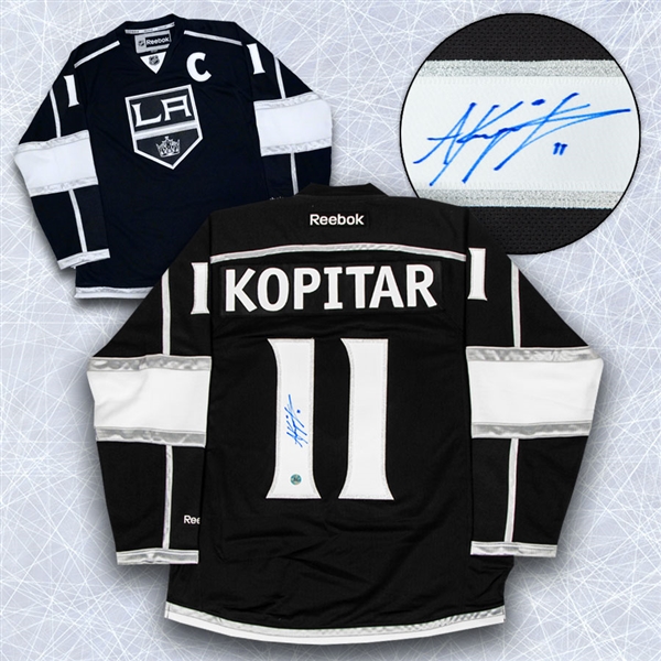Anze Kopitar Los Angeles Kings Autographed Reebok Premier Hockey Jersey