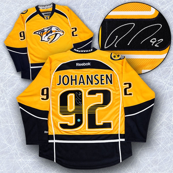 Ryan Johansen Nashville Predators Autographed Reebok Premier Hockey Jersey