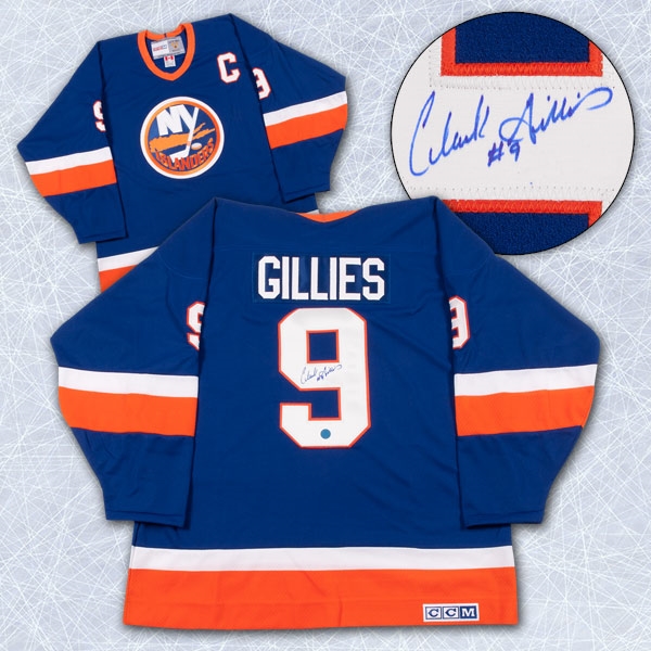 Clarke Gillies New York Islanders Autographed Retro CCM Hockey Jersey