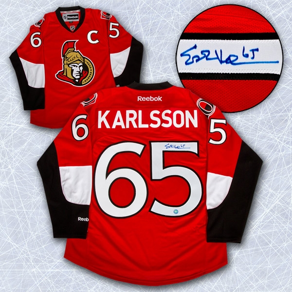 Erik Karlsson Ottawa Senators Autographed Reebok Premier Hockey Jersey