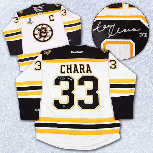 Zdeno Chara Boston Bruins Autographed 2011 Stanley Cup Reebok Premier Jersey