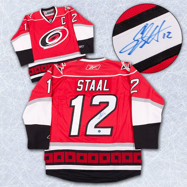 Eric Staal Carolina Hurricanes Autographed Reebok Premier Hockey Jersey