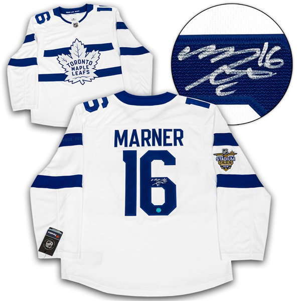 Mitch Marner Toronto Maple Leafs Signed Stadium Series Fanatics Replica Jersey