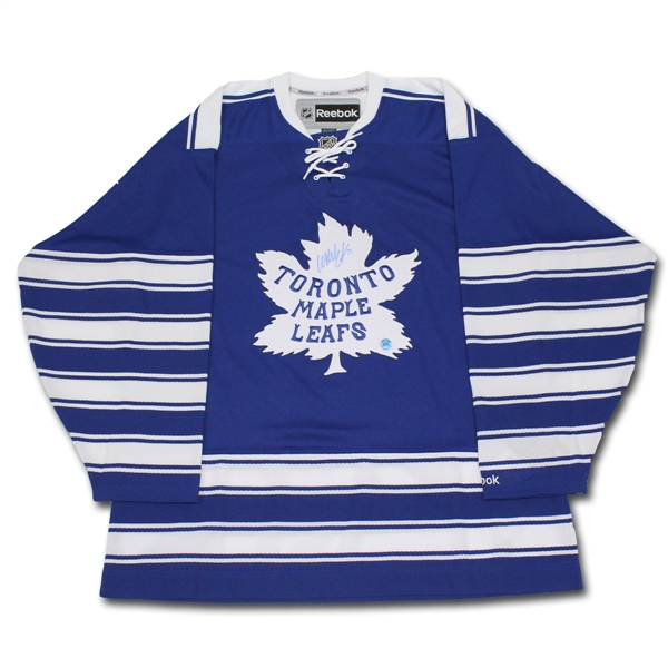 Wendel Clark Toronto Maple Leafs Winter Classic Retro Jersey - Signed On Front