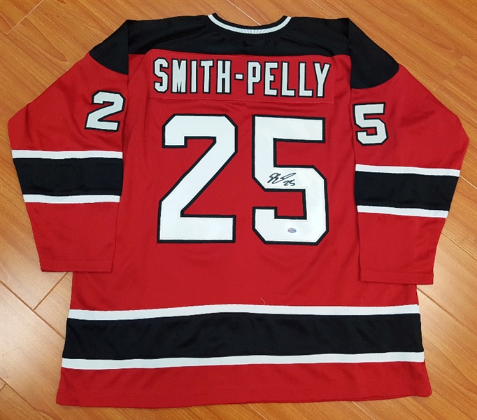Devante Smith-Pelley New Jersey Devils Autographed CUSTOM Hockey Jersey
