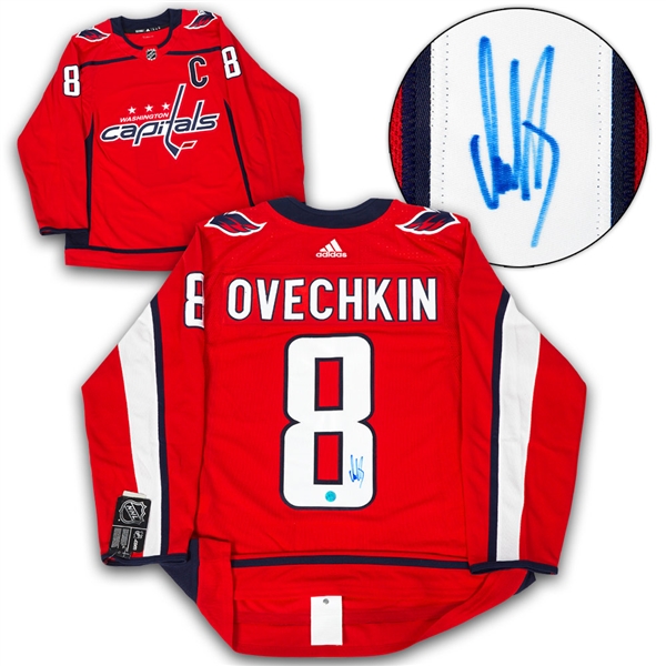 Alex Ovechkin Washington Capitals Autographed Adidas Authentic Hockey Jersey