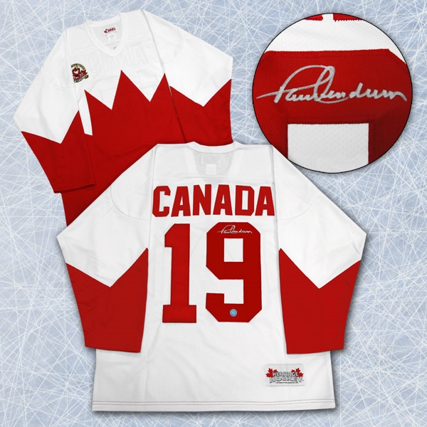 Paul Henderson Team Canada Autographed 1972 Summit Series Hockey Jersey