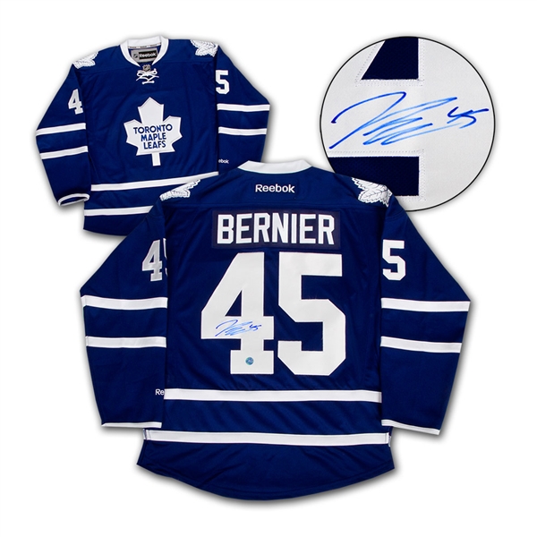 Jonathan Bernier Toronto Maple Leafs Autographed Reebok Premier Hockey Jersey