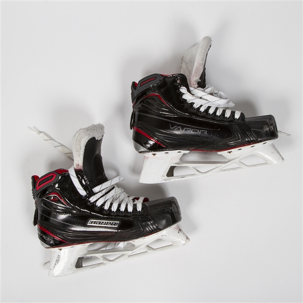 Frederik Andersen Toronto Maple Leafs Game Used Bauer Vapor 1X Lite Goalie Skates - MLSE LOA