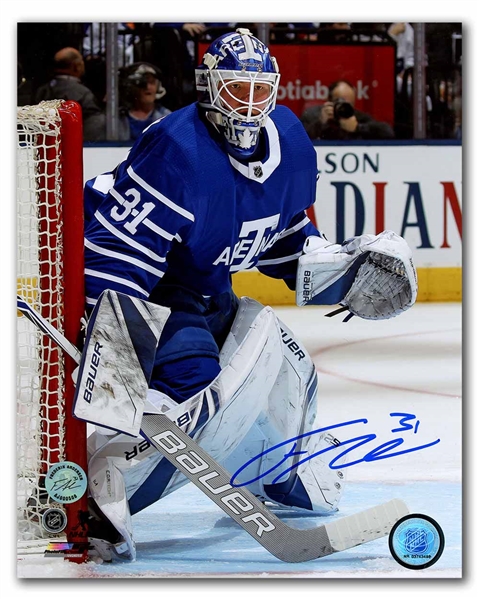 Frederik Andersen Toronto Arenas Signed Maple Leafs Next Century Game 8x10 Photo