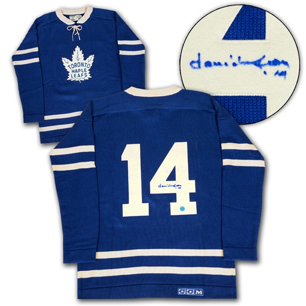 Dave Keon Toronto Maple Leafs Autographed 1961 Rookie Retro Hockey Sweater