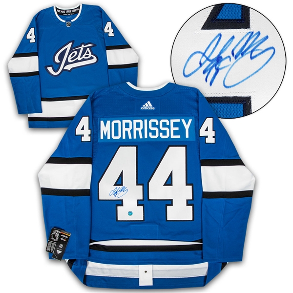 Josh Morrissey Winnipeg Jets Autographed Aviator Alt Adidas Authentic Hockey Jersey