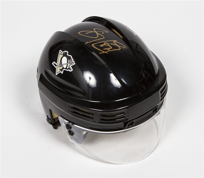 Sidney Crosby Pittsburgh Penguins Autographed Mini Helmet: Frameworth COA