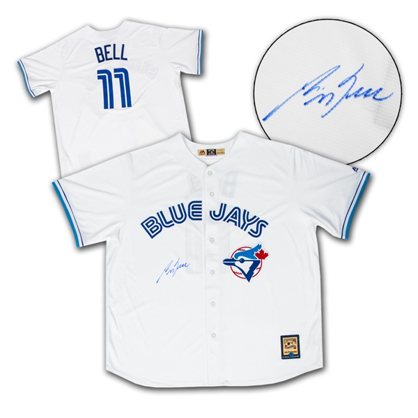 George Bell Toronto Blue Jays Autographed Retro MLB Baseball Jersey
