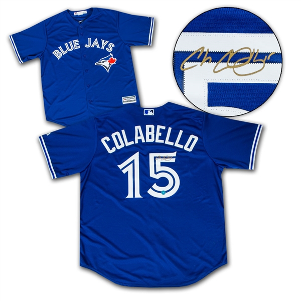 Chris Colabello Toronto Blue Jays Autographed Replica MLB Baseball Jersey