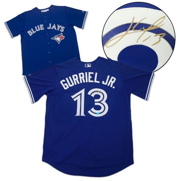 Lourdes Gurriel Jr Toronto Blue Jays Autographed Replica MLB Baseball Jersey