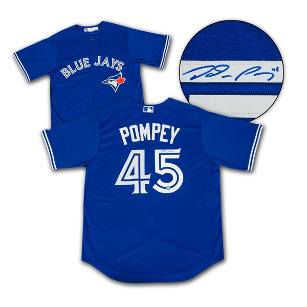 Dalton Pompey Toronto Blue Jays Autographed Replica MLB Baseball Jersey