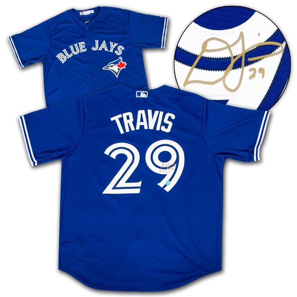 Devon Travis Toronto Blue Jays Autographed Replica MLB Baseball Jersey