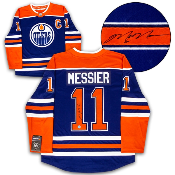 Mark Messier Edmonton Oilers Autographed Fanatics Alternate Hockey Jersey