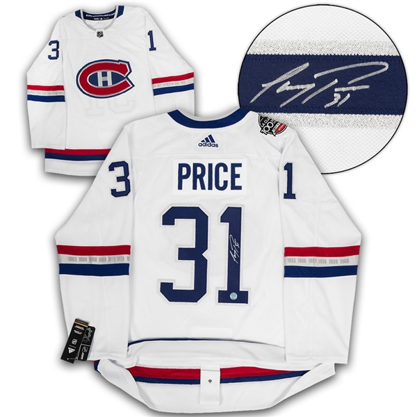 Carey Price Montreal Canadiens Signed 17 NHL 100 Classic Adidas Authentic Jersey
