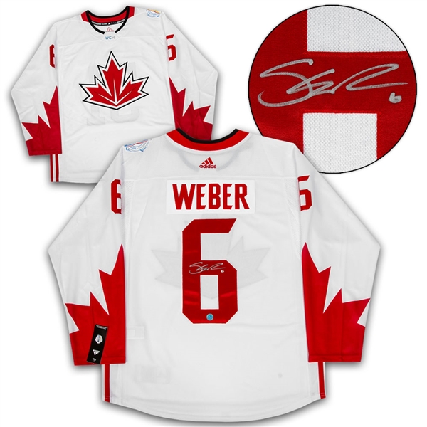 Shea Weber Team Canada Autographed Adidas World Cup of Hockey Jersey