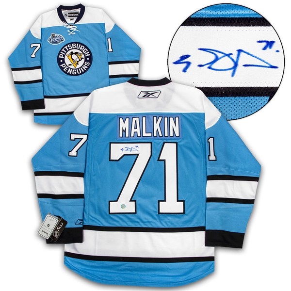 Evgeni Malkin Pittsburgh Penguins Signed 2008 Winter Classic Reebok Jersey