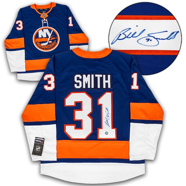 Billy Smith New York Islanders Autographed Fanatics Hockey Jersey
