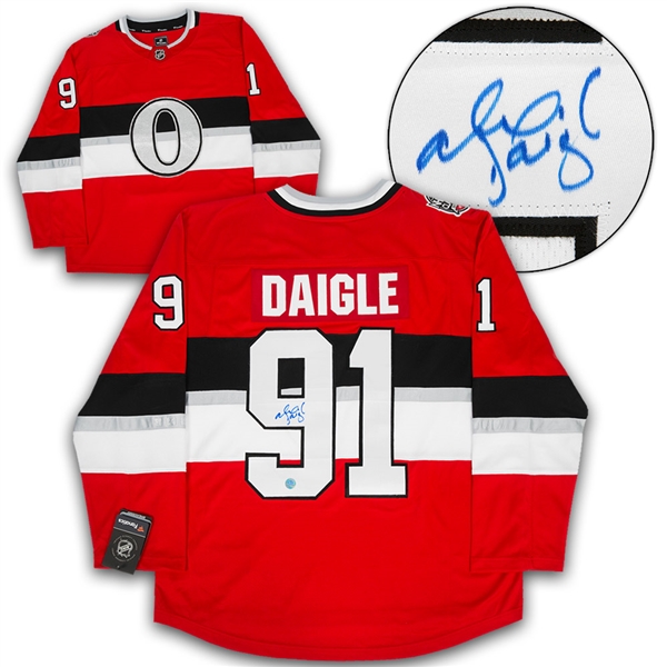 Alexandre Daigle Ottawa Senators Autographed Fanatics Hockey Jersey