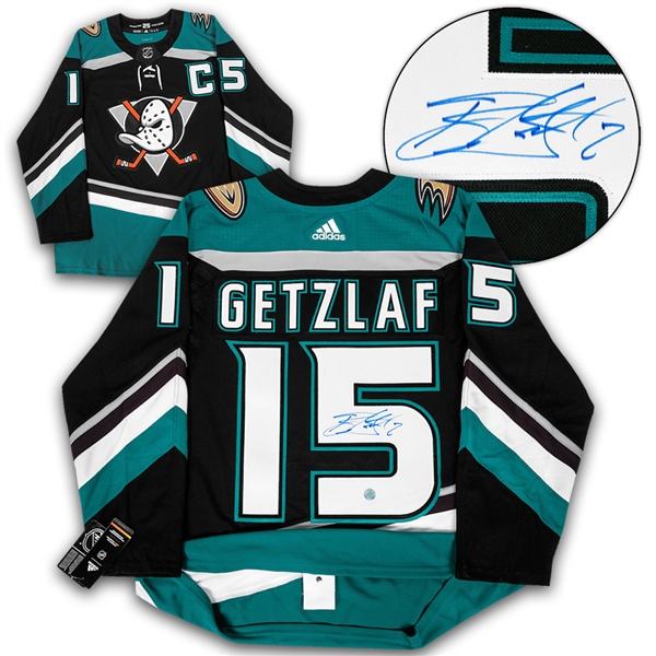 Ryan Getzlaf Anaheim Ducks Autographed Mighty Ducks Adidas Authentic Jersey