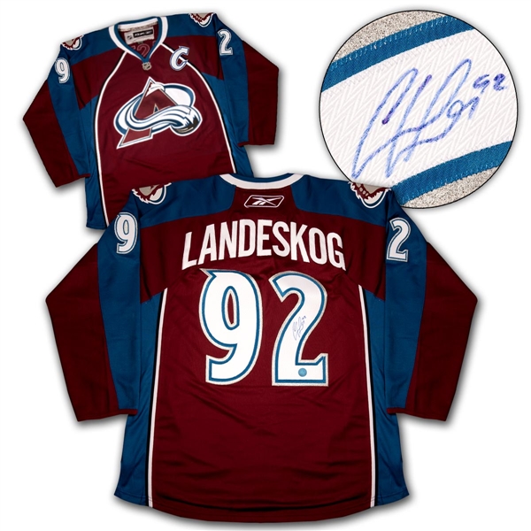 Gabriel Landeskog Colorado Avalanche Autographed Reebok Premier Hockey Jersey
