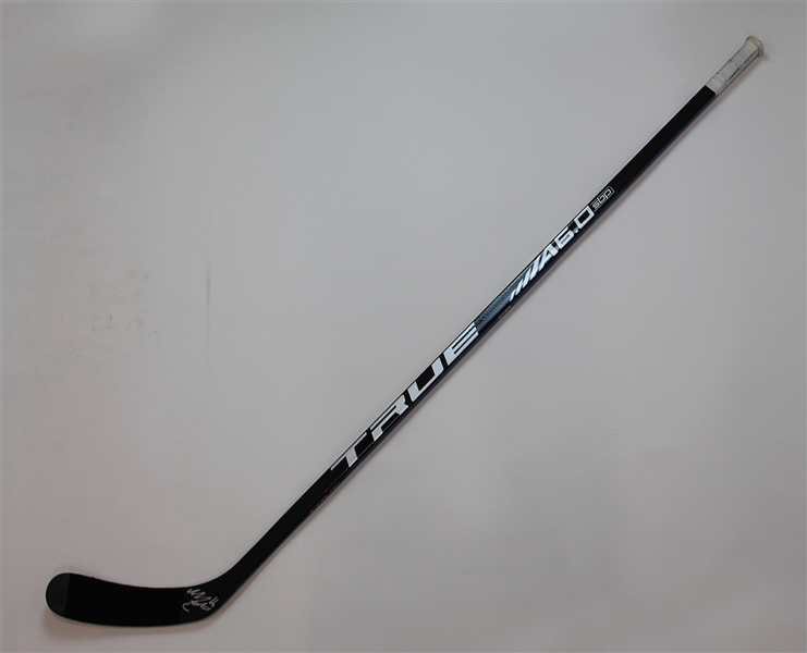 Mitch Marner Toronto Maple Leafs Used and Autographed True A6.0 Hockey Stick - AJSW LOA