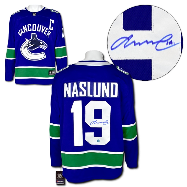 Markus Naslund Vancouver Canucks Autographed Fanatics Hockey Jersey