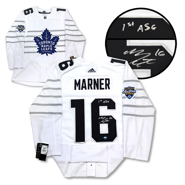 Mitch Marner 2020 All Star Game Signed & Inscribed Toronto Maple Leafs Adidas Authentic Jersey