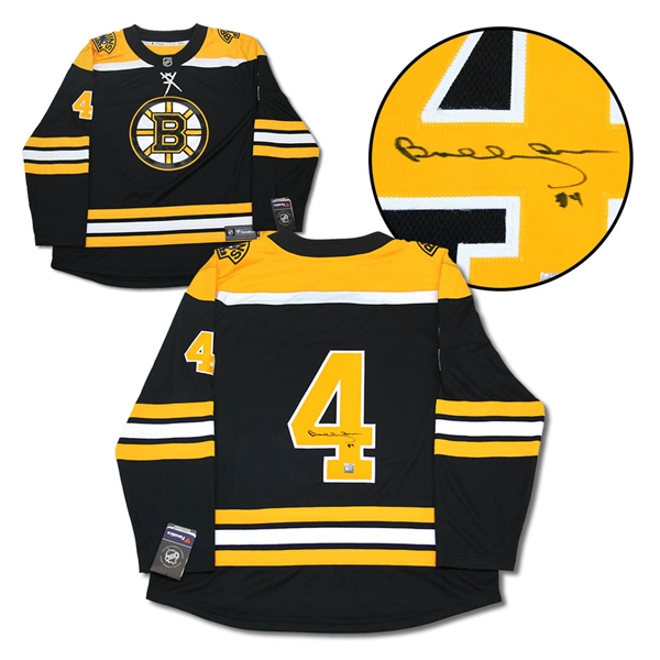 Bobby Orr Boston Bruins Autographed Black Fanatics Hockey Jersey: GNR COA