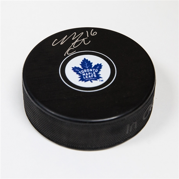 Mitch Marner Toronto Maple Leafs Signed Autograph Model Hockey Puck