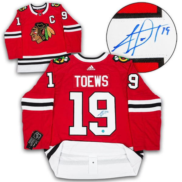 Jonathan Toews Chicago Blackhawks Autographed Adidas Authentic Hockey Jersey
