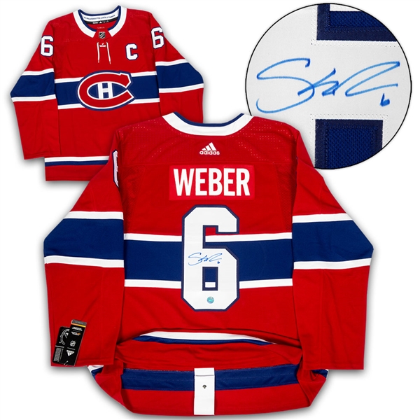 Shea Weber Montreal Canadiens Autographed Adidas Authentic Hockey Jersey