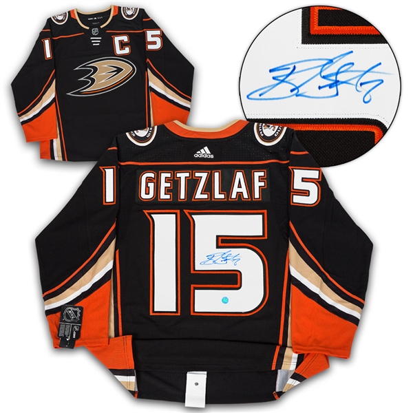 Ryan Getzlaf Anaheim Ducks Autographed Adidas Authentic Hockey Jersey