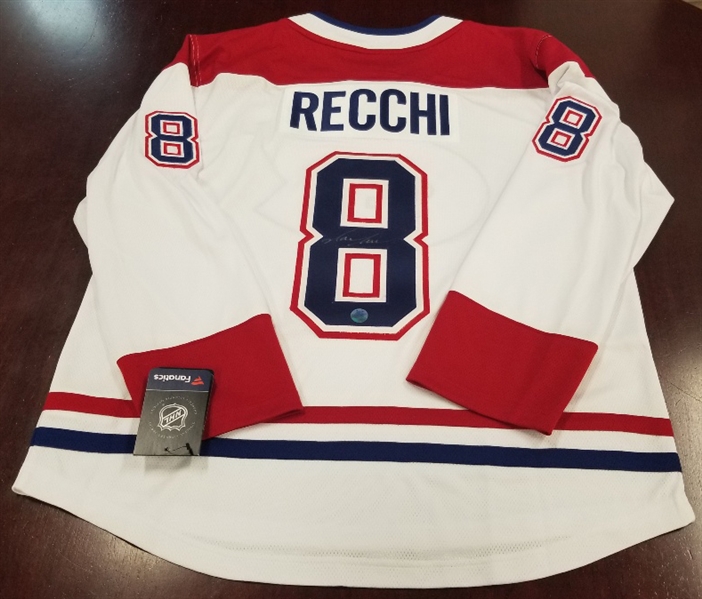 Mark Recchi Montreal Canadiens Autographed Fanatics Hockey Jersey *Autograph Faded*