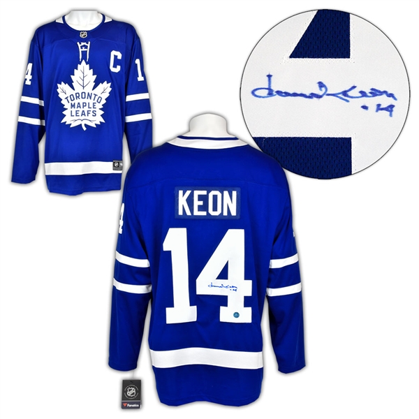 Dave Keon Toronto Maple Leafs Autographed Fanatics Hockey Jersey
