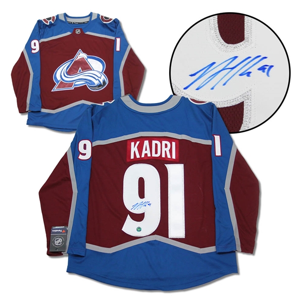 Nazem Kadri Colorado Avalanche Autographed Fanatics Hockey Jersey