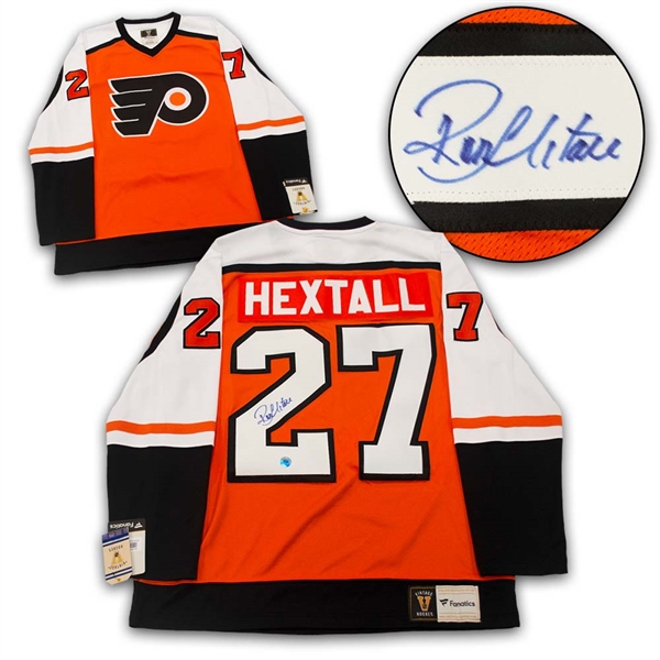 Ron Hextall Philadelphia Flyers Autographed Fanatics Vintage Hockey Jersey