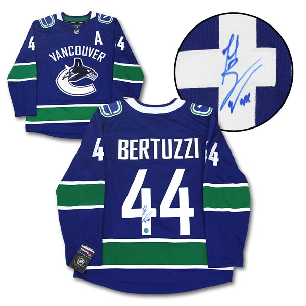 Todd Bertuzzi Vancouver Canucks Autographed Fanatics Hockey Jersey