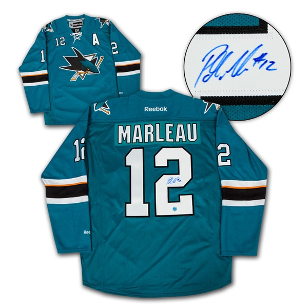 Patrick Marleau San Jose Sharks Autographed Reebok Premier Hockey Jersey