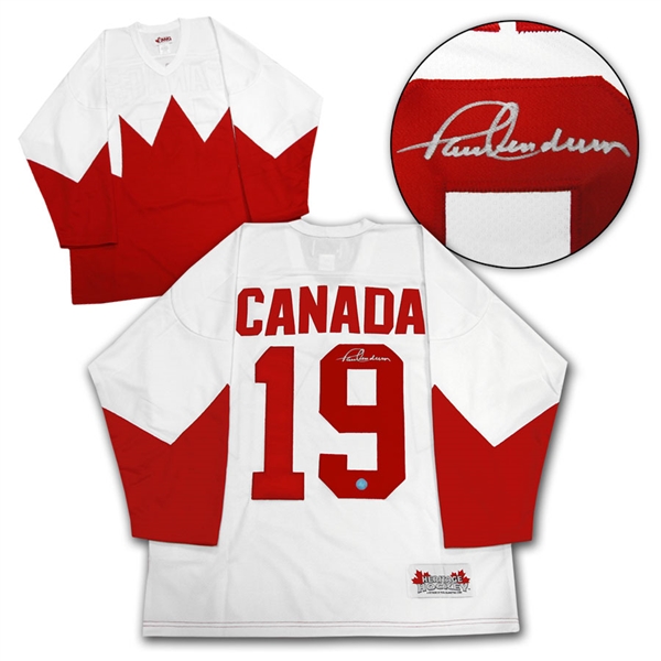 Paul Henderson Team Canada Autographed 1972 Summit Series Hockey Jersey