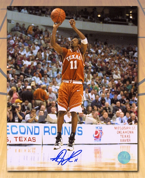 T.J. Ford Texas Longhorns Autographed NCAA Basketball 16x20 Photo