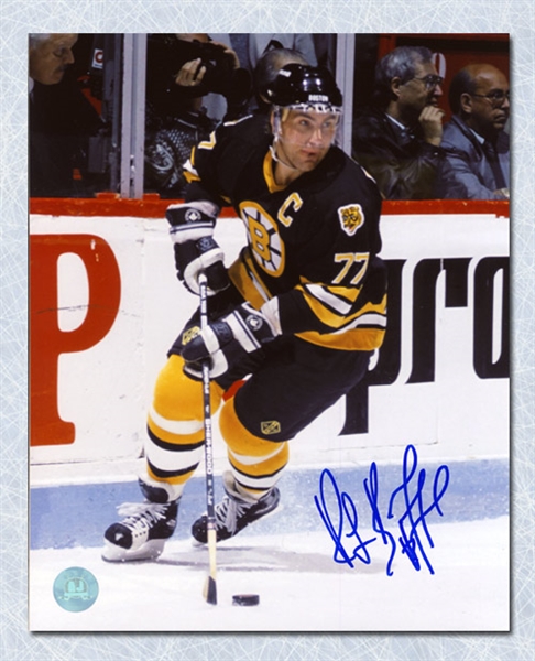 Ray Bourque Boston Bruins Autographed Hockey Action 16x20 Photo